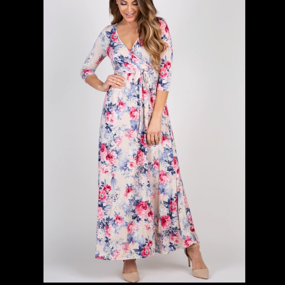 Pinkblush Maternity/Nursing Wrap Dress